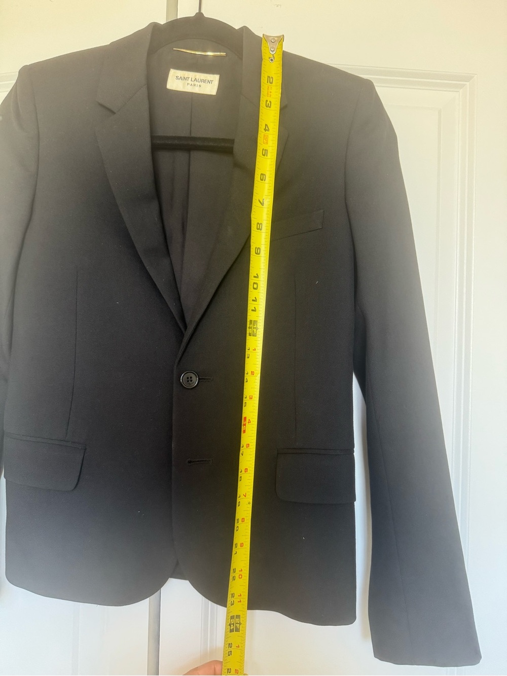 Saint Laurent Black Single-Breasted classic black  Blazer